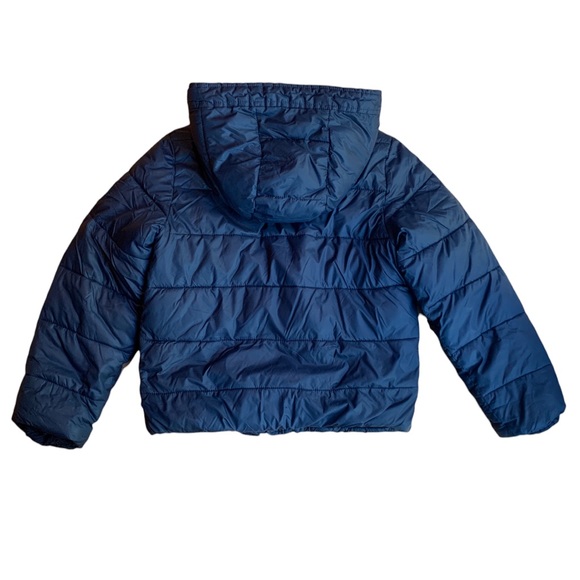 Navy Abercrombie & Fitch Puffer Jacket Size 11/12 - Picture 4 of 7